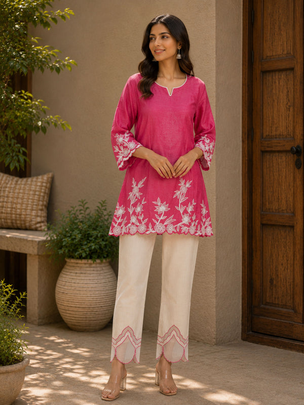 Pink Tunic Coord - 2 Piece
