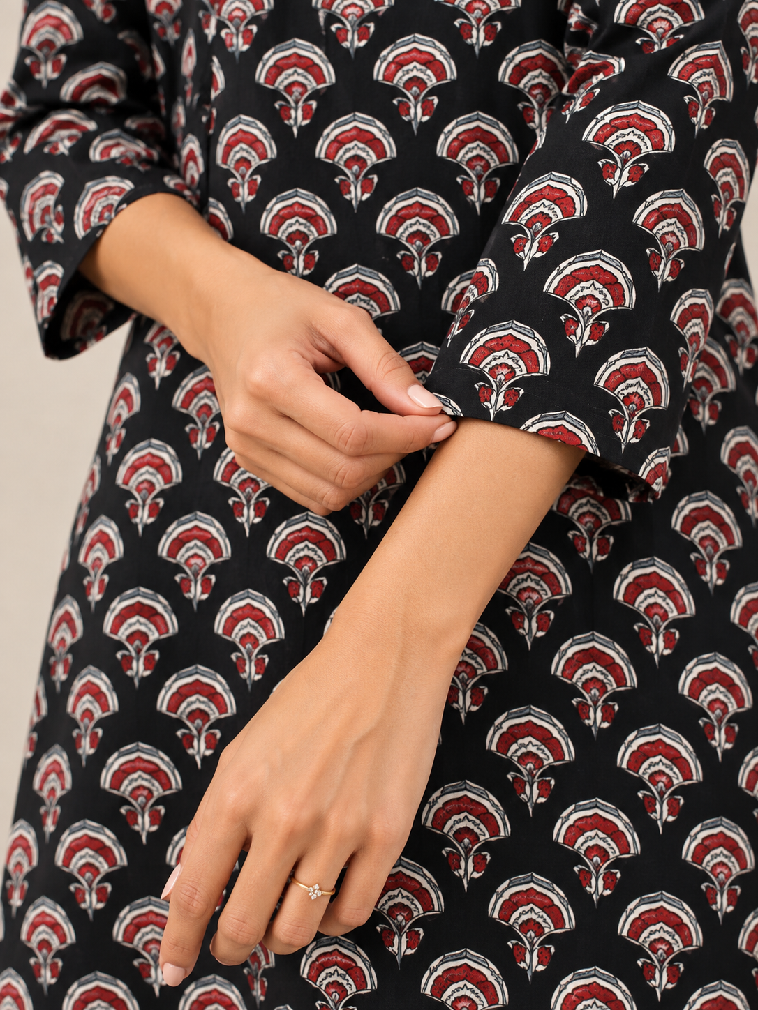 Black Bagh Straight Cut Kurta