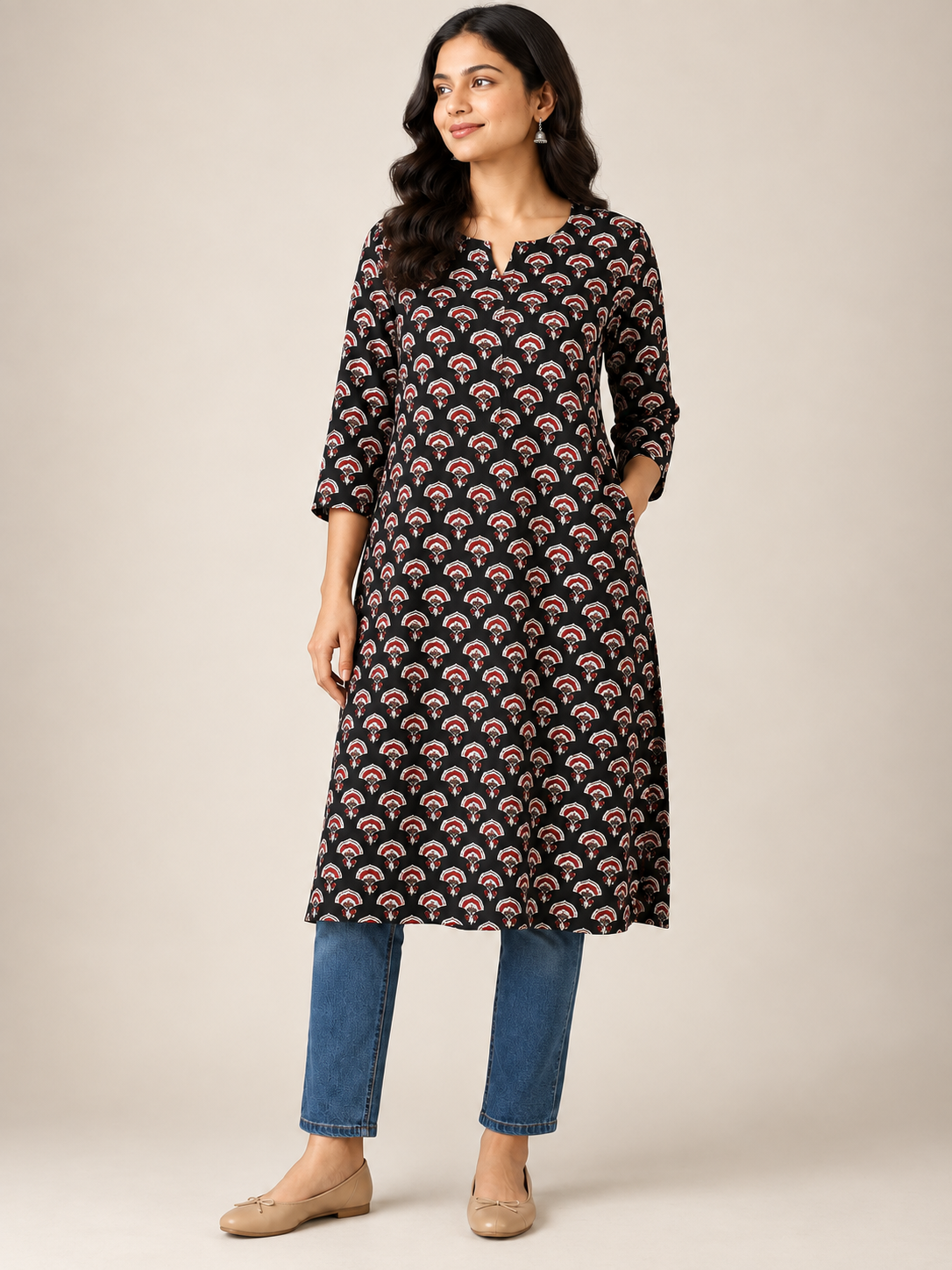 Black Bagh Straight Cut Kurta
